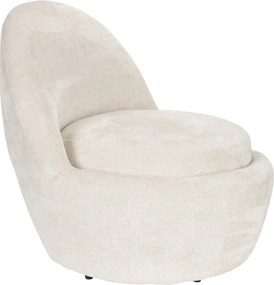 Krémové kreslo Nash – White Label