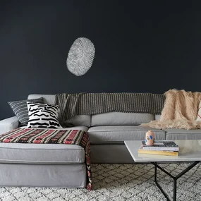Sablio Samolepka na stenu: Otisk prstu - 60x90 cm
