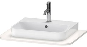 DURAVIT Happy D.2 Plus doska pre skrinku pod umývadlo (s jedným výrezom v strede), 650 x 480 x 16 mm, biela vysoký lesk, HP031B02222