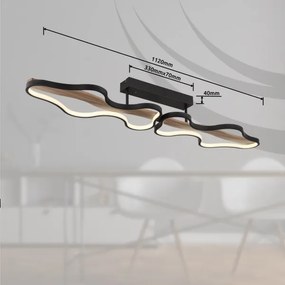 Globo 67181D1 - LED Stmievateľný prisadený luster BEZZY LED/36W/230V + DO