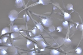 Nexos 33483 Vianočné LED osvetlenie - snehové vločky - 48 LED, studená biela