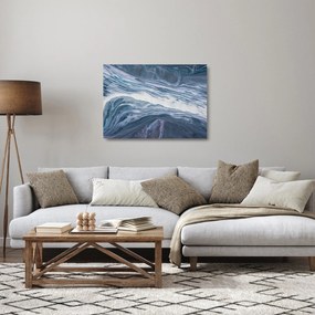 Sklenený obraz abstrakcie (70x50 cm)