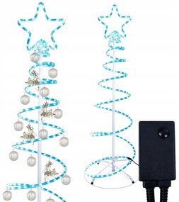 LED vianočné osvetlenie - stromček | modrá