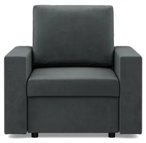 Kreslo NEO Kronos tmavosivé