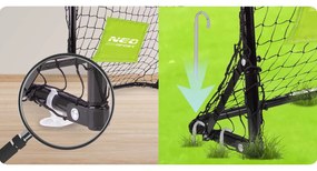 Neo-Sport Futbalové bránky - sada 2 ks - 60 x 45 x 25 cm NS-461