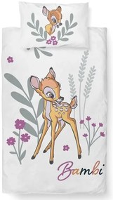 Obliečky do postieľky Bambi Kvetinový Svet  100x135/40x60 cm