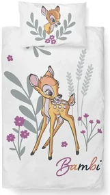 Obliečky do postieľky Bambi Kvetinový Svet 100x135/40x60 cm