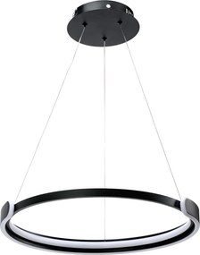 Toolight Toolight, LED stropné svietidlo 50cm, 48W, 4000K, 2500lm, APP1927-CP, čierna, OSW-66067