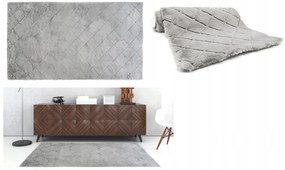 Dekorstudio Kožušinový koberec OSLO TX design - Svetlo sivý Rozmer koberca: 80x140cm