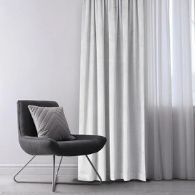 Biely zamatový dimout záves 140x270 cm Eyelets – Restilo