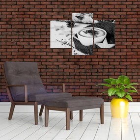 Obraz - Zimné cappuccino (90x60 cm)