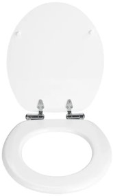 WENKO 22885100-WC sedátko URBIO 36x42,5 cm biela/strieborná