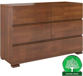 Komoda drevená buk 5s Skandica Vestre Orech