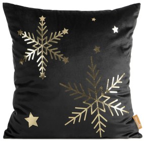 VIANOČNÁ DEKORAČNÁ OBLIEČKA NA VANKÚŠ ELEGANCE1 45X45 CM VZOROVANÁ