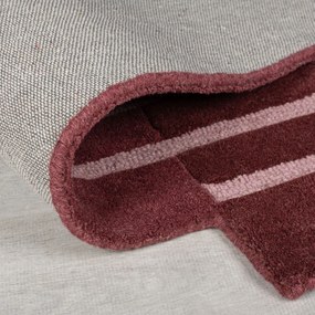 Ručne všívaný kusový koberec Abstract Split Ombre Red, 150x240, červená, chodba / predsieň, Flair Rugs