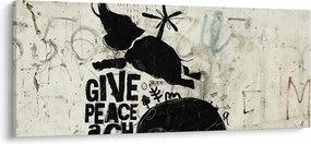 Obraz - Slon nad zemou (120x50 cm)