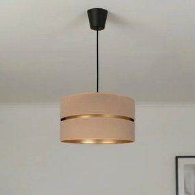 Brilagi - Luster na lanku DUO-DUO 1xE27/60W/230V pr. 40 cm béžová/zlatá
