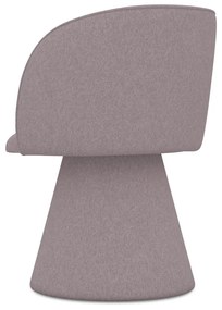 Čalúnené jedálenské kreslo v levanduľovej farbe Maia – Makamii