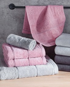 BAVLNENÝ UTERÁK MARI15 SADA 6KS 50X90 CM TMAVOMODRÁ
