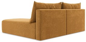 Oranžová rozkladacia/s úložným priestorom rohová pohovka (pravý roh) Kalena – Makamii