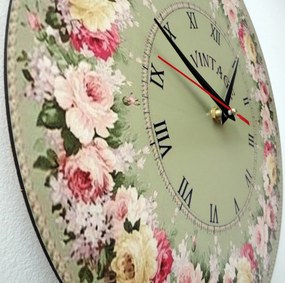 SENTOP | Drevené nástenné hodiny kvet I SENTOP HDFK002 - Wooden clock analógové