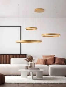 Moderný luster Elowen 3 zlatá
