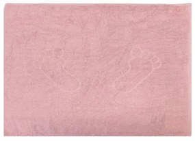 Kúpeľňová predložka EVOLA 50x70 cm svetloružová, 100% bavlna