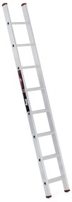 Hliníkový jednodielny rebrík ALVE PREMIUM s nášľapmi, 1x16 priečok, dĺžka 4,67 m