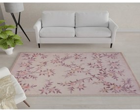 Svetloružový prateľný koberec 230x160 cm - Vitaus