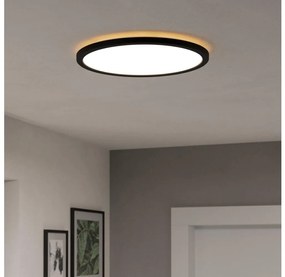 Eglo 901454-LED St. kúpeľ. svietidlo ROVITO-R 18,5W/230V pr.38,9cm IP44 černá+DO