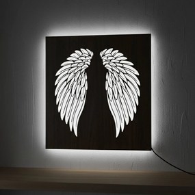 SENTOP | LED drevený obraz – Anjelske krídla | Podsvietená nástenná dekorácia od | SENTOP LED0501