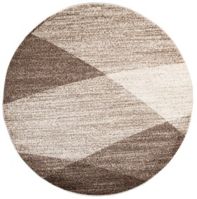 Koberec kruh K195B BEIGE SARI KOŁO 3UX Veľkosť: 130x130cm