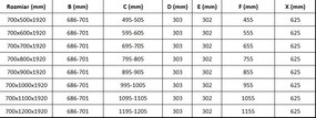 Mexen Lima sprchovací kút 70x70cm, 6mm sklo, chrómový profil-šedé sklo, 856-070-070-01-40