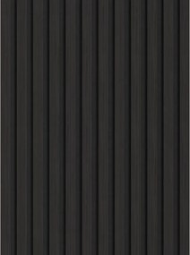 Mexen Lam-F, akustické stenové lamely 275 × 30 cm, plstený podklad 8 mm, technická dyha, eben čierny, S105-275307-3015-023