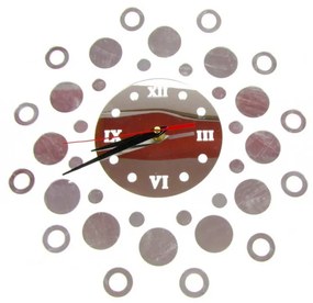 Nalepovacie nástenné hodiny Circles 7A7, 30cm