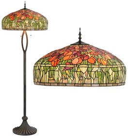 Stojaca tiffany lampa 56*165 TULIP