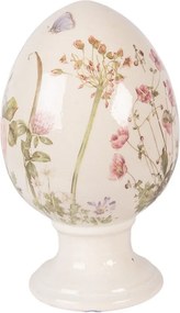 Vajíčko na podstavci s lúčnymi kvetmi Flowers of Love L - Ø 15*24 cm