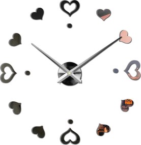 SENTOP | Nástenné hodiny ako obraz moderné hodiny vyrobené z plastu 12S046-S-Wall clock HEU- analógové