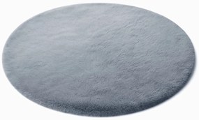 Sivý okrúhly koberec Rabbit Rozmer: 160 cm
