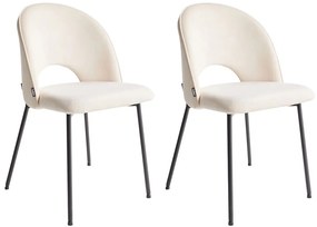 Set 2 ks jedálenských stoličiek Clarissa (béžová). Vlastná spoľahlivá doprava až k Vám domov. 1078497