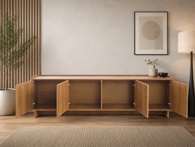 TV STOLÍK IMPERIAL KARAMELOVÝ DUB 195 cm