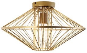Dizajnové stropné svietidlo zlaté - Zahra