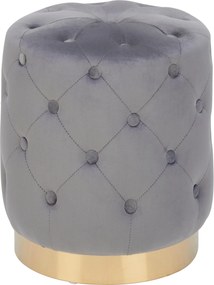 XXXLutz TABURETKA, drevo, kov, textil, 37,5/40/37,5 cm Xora - Kreslá - 000239003401