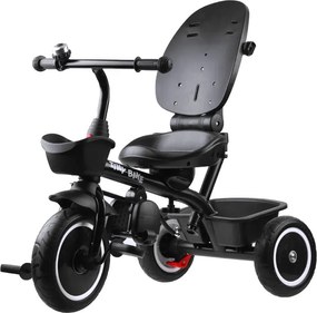 Detský trojkolka Tiny Bike 3v1 so strieškou, otočná  SP0650 zelená