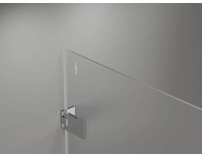 Mexen, Mexen Lunar-F pravé sklápacie sprchové dvere 95 cm, transparentné, chróm - 836-095-000-01-00-P
