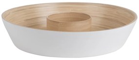 Biela bambusová servírovacia miska ø 30 cm Puro – PT LIVING