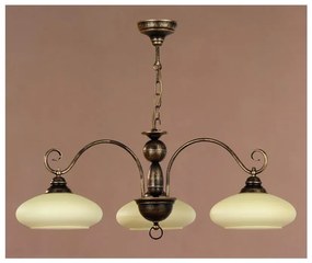 Jupiter 391 BO-3 - Luster na reťazi BOLERO 3xE27/60W/230V