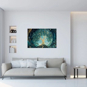 Obraz – Strom života vo vesmíre (90x60 cm)