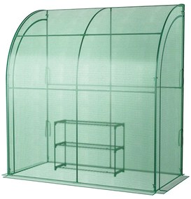 Záhradný skleník 2,1 × 1,9 × 2,1 m