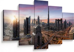 Obraz - Panorama Dubaja (150x105 cm)